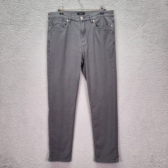 Quince Other - Quince Pants Mens 30x30 Dark Coal Gray French Terry 5-Pocket Preppy Everyday